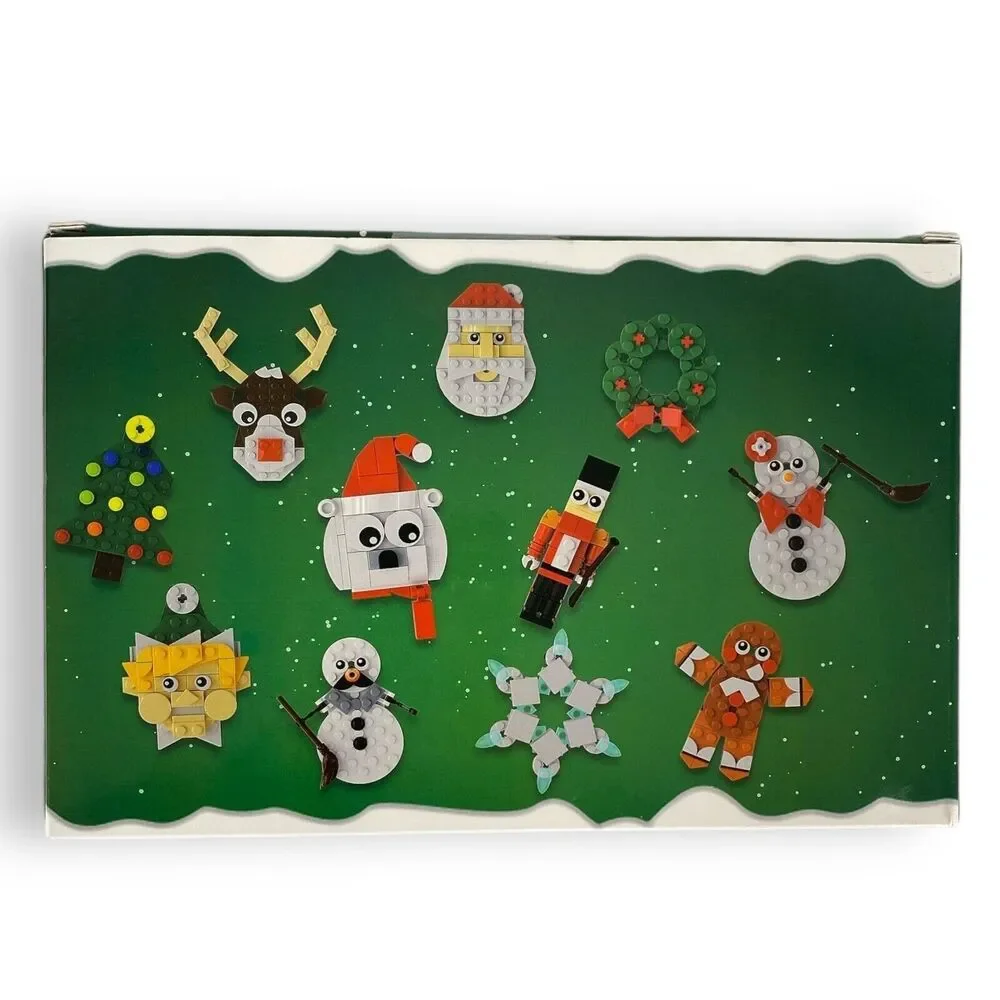 Nubee Merry Christmas Building Block Ornament Set 382pcs LC7413Y01 New C72Q‎